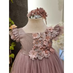 Dusky Pink Flower Girl/Special Occasion Dress Style 2110