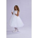 Peridot White First Holy Communion Dress Style JUNE