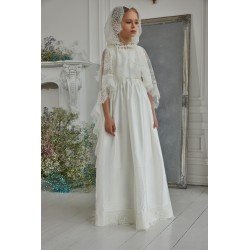 WHITE FIRST HOLY COMMUNION DRESS STYLE 3318