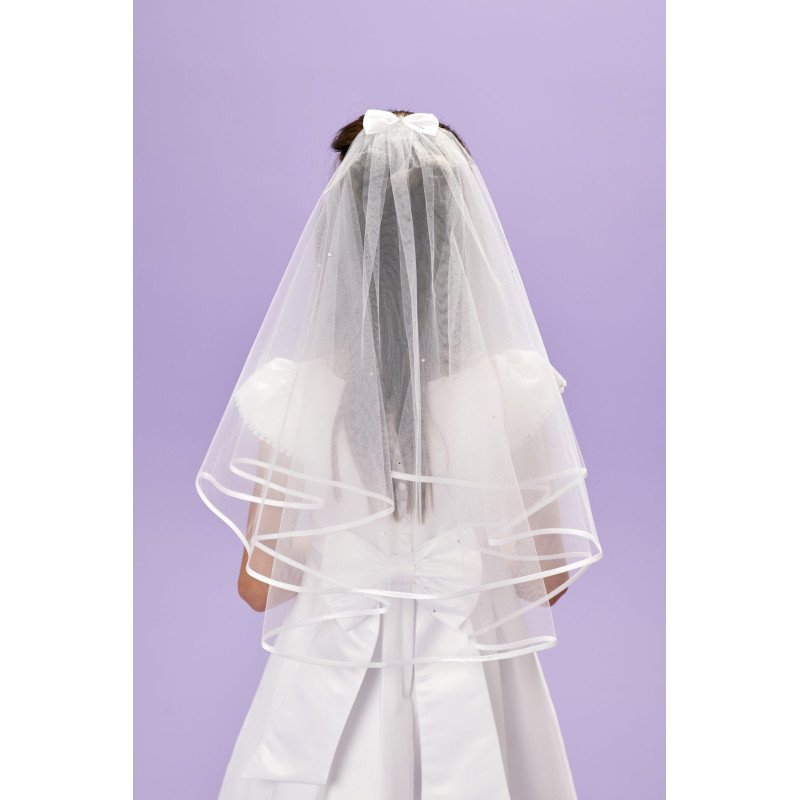 White First Holy Communion Veil Style JACKLYN