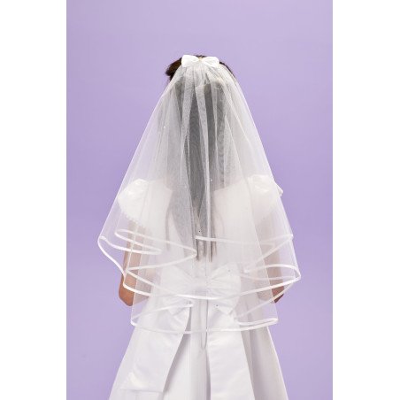 White First Holy Communion Veil Style JACKLYN