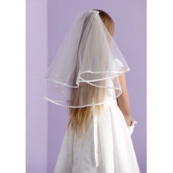 White First Holy Communion Veil Style EMILY