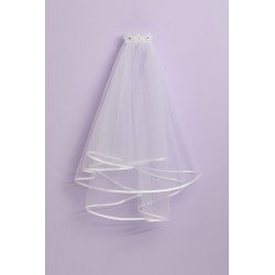 White First Holy Communion Veil Style OLIVIA