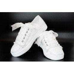 Sweetie Pie White First Holy Communion Runners Style TIANA