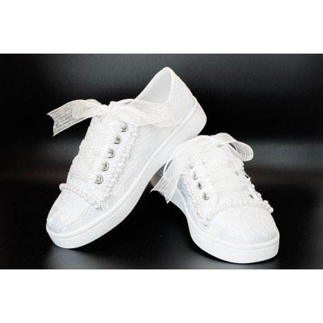 Sweetie Pie White First Holy Communion Runners Style TIANA