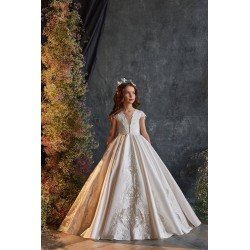 Ivory First Holy Communion Dress Style 3232