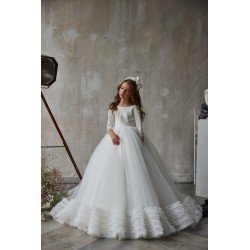 Ivory First Holy Communion Dress Style 3236