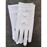 White First Holy Communion Gloves Style UB2807