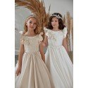 Ivory First Holy Communion Dress Style FM076