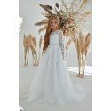 White First Holy Communion Dress Style FM066