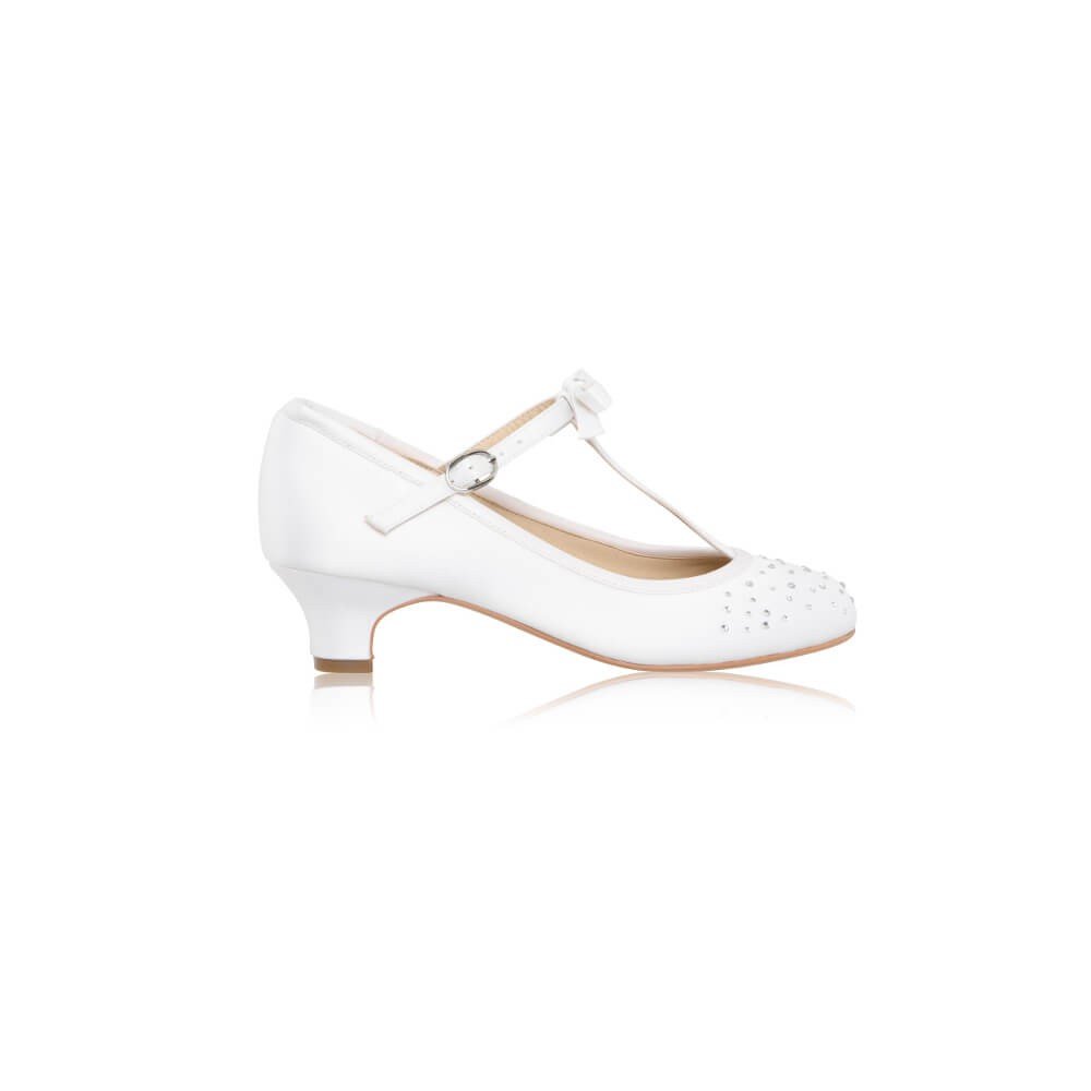 White first sale holy communion shoes