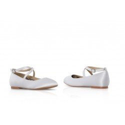 White First Holy Communion Shoes Style LENA
