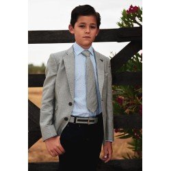 Boys' Spanish First Holy Communion Jacket Green and White Style 10-04054