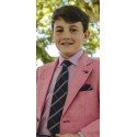 ONE VARONES CHECK NAVY& RED FIRST HOLY COMMUNION/SPECIAL OCCASION BOYS TIE STYLE 10-08023 167