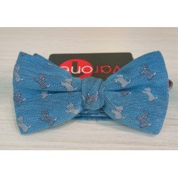 ONE VARONES BLUE DOG PRINT FIRST HOLY COMMUNION/SPECIAL OCCASION BOYS BOW TIE STYLE 10-08025 177