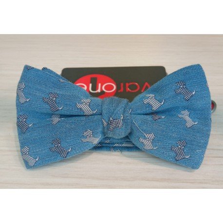 ONE VARONES BLUE DOG PRINT FIRST HOLY COMMUNION/SPECIAL OCCASION BOYS BOW TIE STYLE 10-08025 177