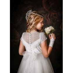 HANDMADE FIRST HOLY COMMUNION DRESS STYLE A1