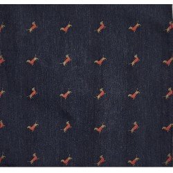 One Varones Boys Navy First Holy Communion/Special Occasion Handkerchief/Pocket Square With Dachshund Style 10-08024 176