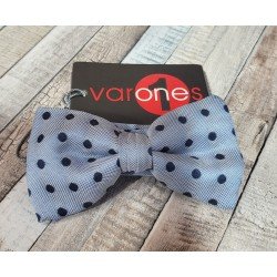 ONE VARONES LIGHT BLUE POLKA DOTS FIRST HOLY COMMUNION/SPECIAL OCCASION BOW TIE STYLE 10-08018 142