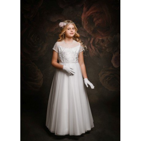 HANDMADE FIRST HOLY COMMUNION DRESS STYLE A12