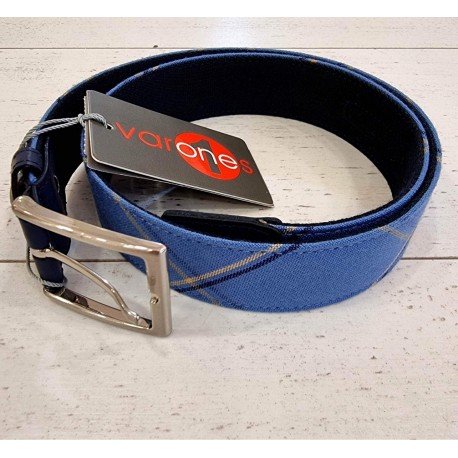 Light Blue Chequered Holy Communion/Special Occasion Belt 10-09029F