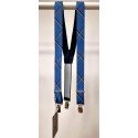 One Varones Light Blue Chequered Holy Communion/Special Occasion Suspenders Style 10-09030F 153