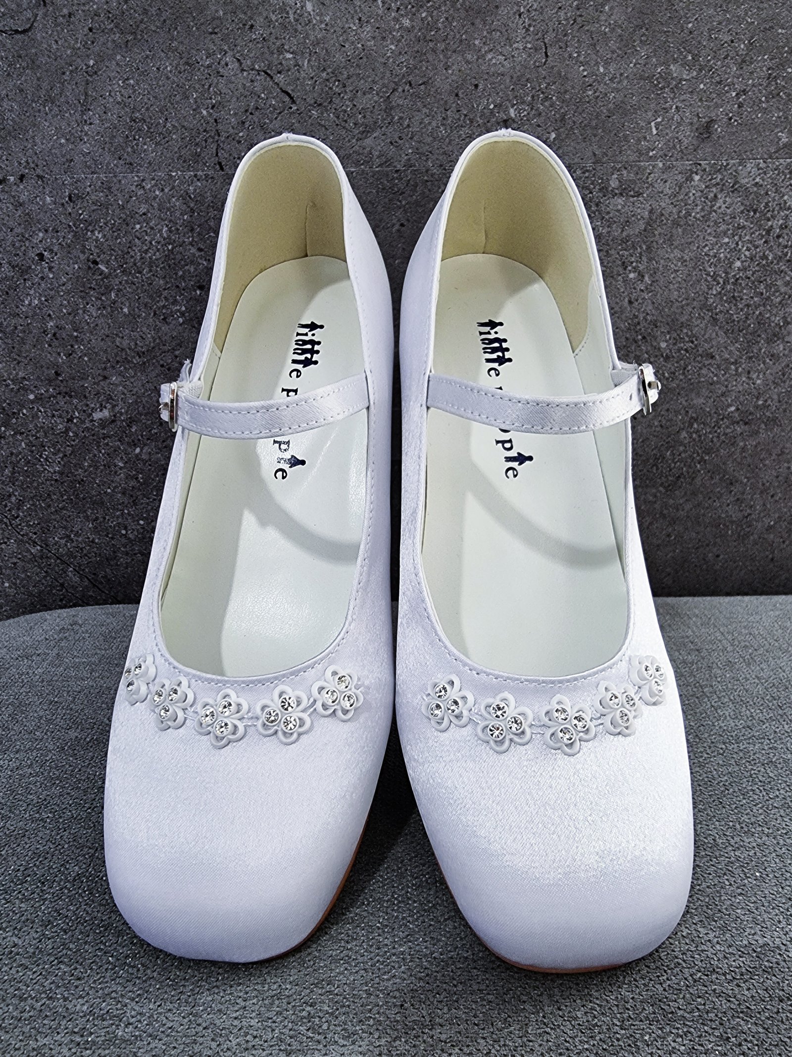 white first holy communion shoes style 4005