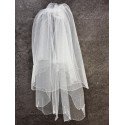 White First Holy Communion Veil Style CV181