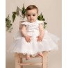 Christening Baby Girl Dress in White Style HAZEL