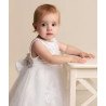 CHRISTENING BABY GIRL DRESS IN WHITE STYLE LAYLA