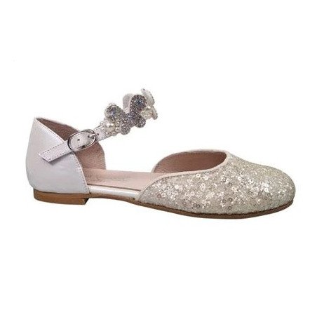 Ivory Handmade Spanish First Holy Communion Shoes Style 9502-11