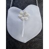 PERFECT SIMPLE COMMUNION BAG WITH PEARLS STRAP STYLE HB015