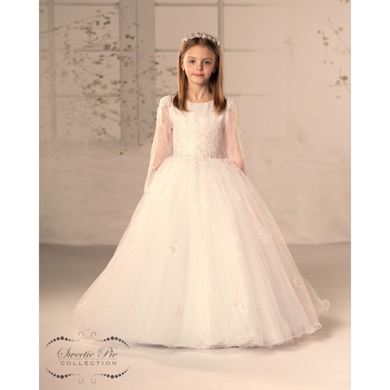 Sweetie Pie First Holy Communion Ivory Dress Style 4098