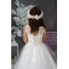 Handmade White First Holy Communion Dress Style GABRIELLE MCH