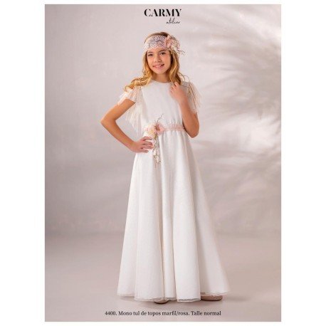 CARMY IVORY FIRST COMMUNION JUMPSUIT STYLE 4400