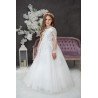 Handmade White First Holy Communion Dress Style HONORIA MCH