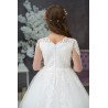 Handmade White First Holy Communion Dress Style HONORIA MCH