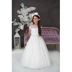 Sweetie Pie First Holy Communion White Dress Style 4097