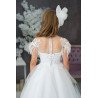 Handmade White First Holy Communion Dress Style SARAH MCH BIS