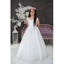 Handmade White First Holy Communion Dress Style MEG MCH