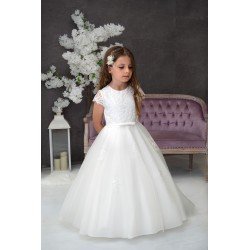 Sweetie Pie First Holy Communion Ivory Dress Style 4086