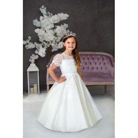 Sweetie Pie First Holy Communion Ivory Dress Style 3087