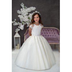 Sweetie Pie First Holy Communion Ivory Dress Style 4087