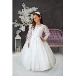 Sweetie Pie White First Holy Communion Dress Style 4082
