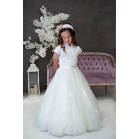 Sweetie Pie First Holy Communion Ivory Dress Style 4098