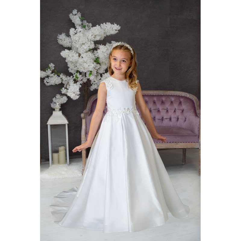 Handmade White First Holy Communion Dress Style TRISH MCH