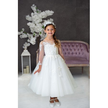 Handmade Ivory First Holy Communion Dress Style MICHAELA MCH