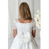 White Handmade First Holy Communion Dress Style YSTRID