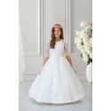 Sweetie Pie White First Holy Communion Dress Style 4080