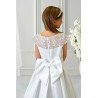 Handmade White First Holy Communion Dress Style TAMIZA